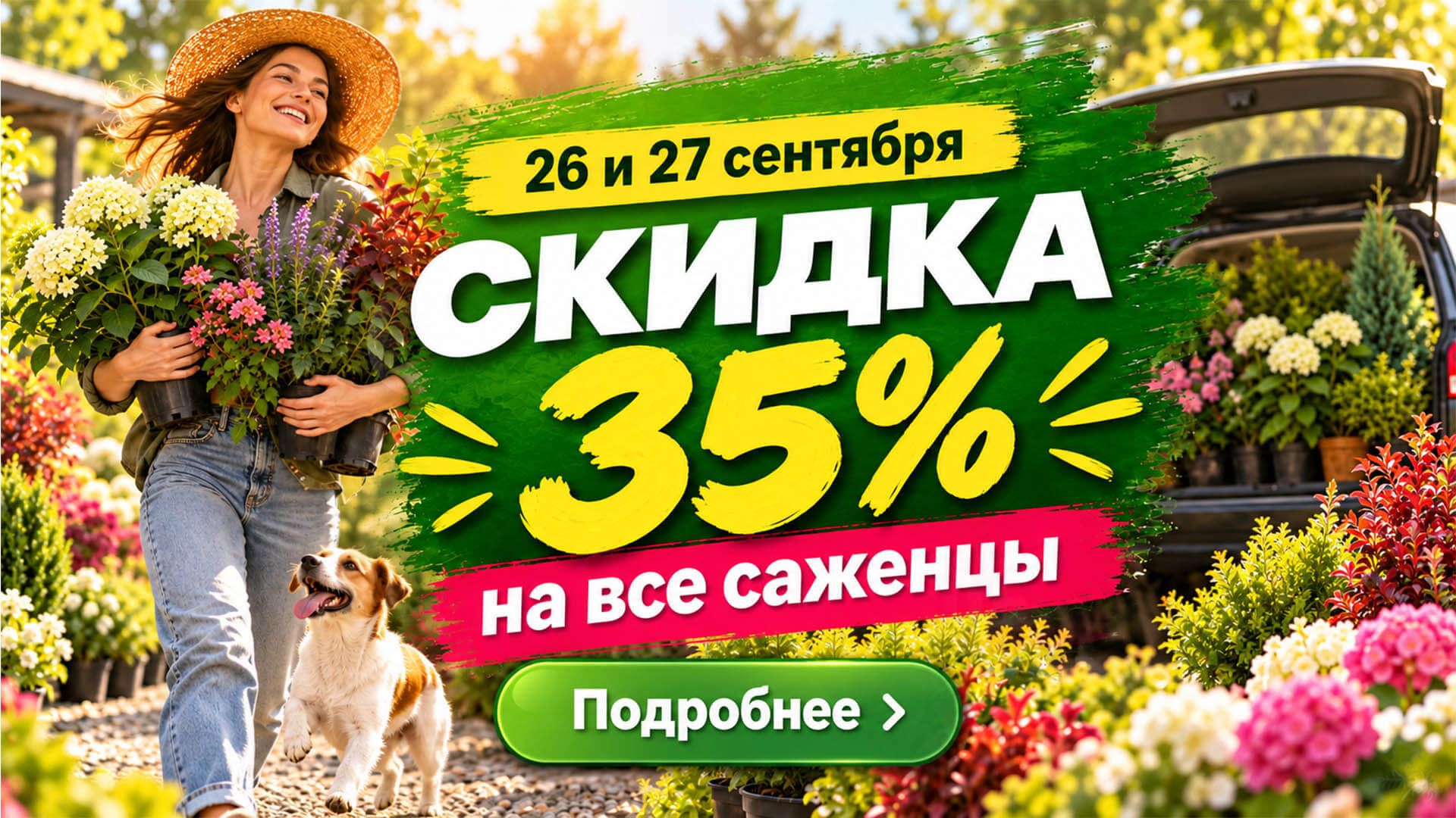 Скидка 35% на весь прайс!
