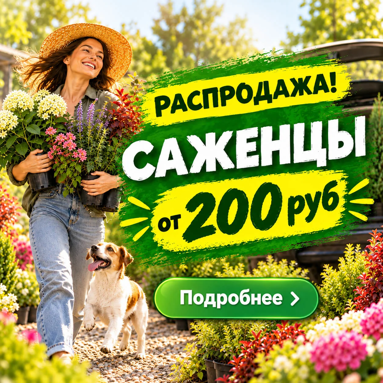 Скидка 20% на саженецы